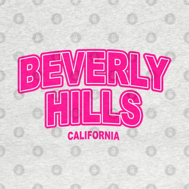 Beverly Hills California Pink by IdenticalExposure